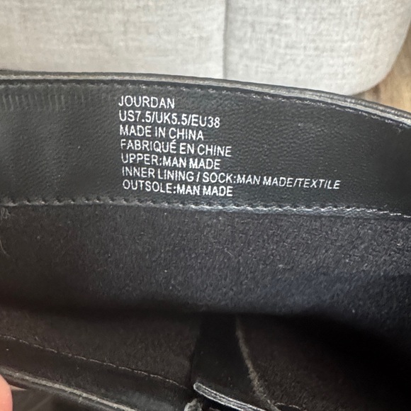 Black Jourdan Leather Knee-High Boots Size 7.5 - Picture 8 of 8